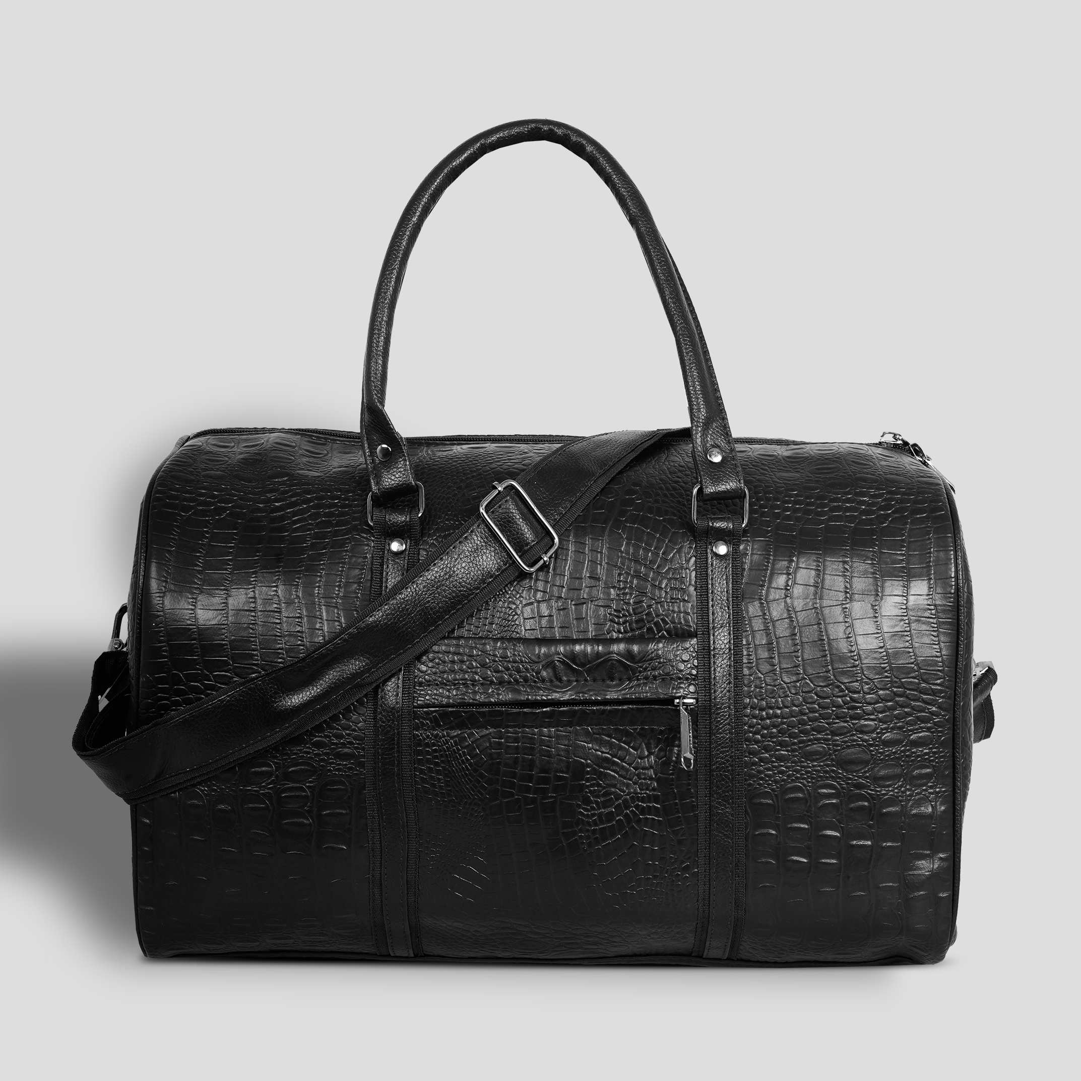 Montbold Leather Travel Duffle Bag for Men – Weekend, Gym & Overnight Use