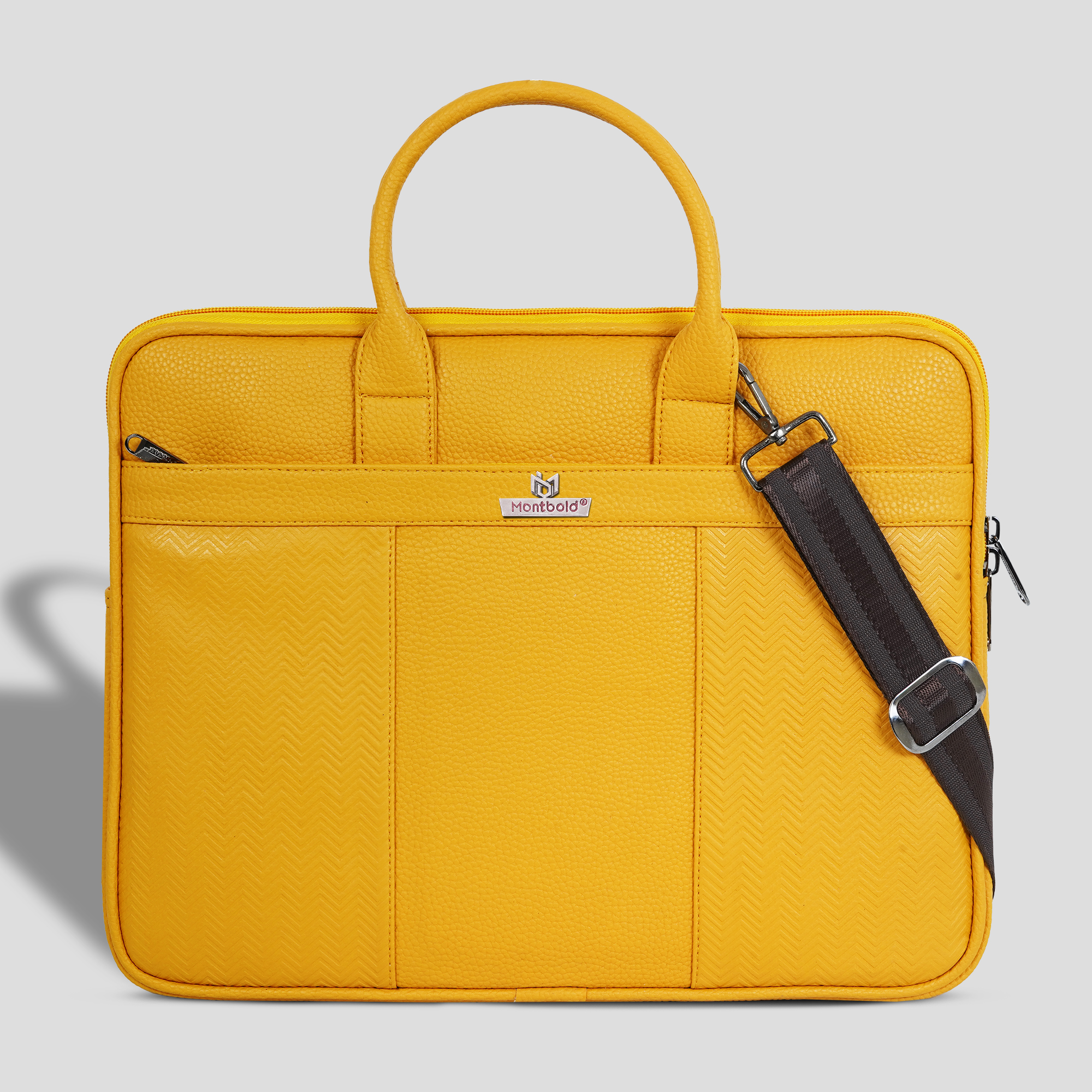 Montbold Premium Leather Laptop Bag – Bold Style, Smart Carry