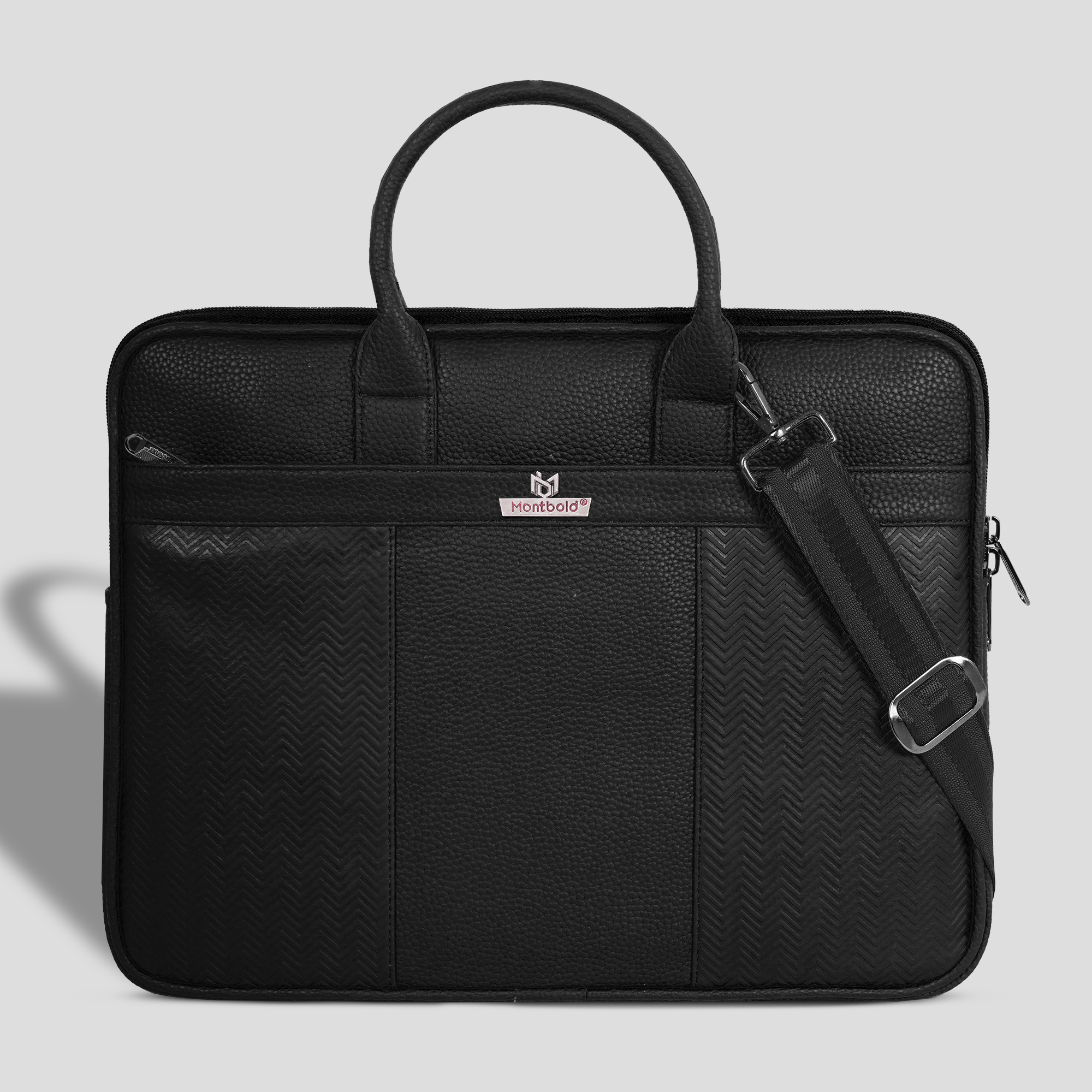 Montbold Mustard Leather Laptop Bag – Stylish, Durable & Spacious